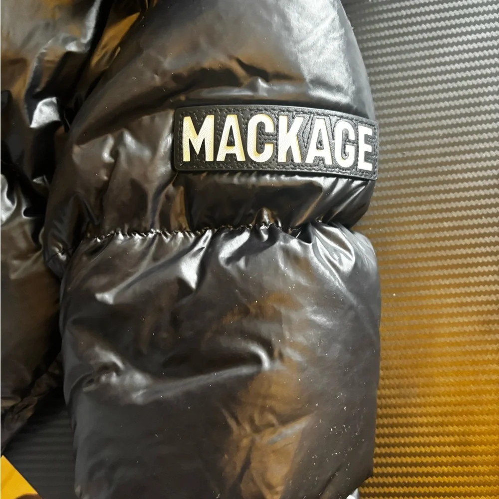 Mackage Shiny Black Down Jacket